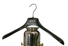 WILLIAMS WILSON established since 1969 coat black HANGER logo 43cm Shoulder 5cm