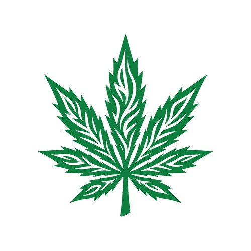 Adesivo tribal marijuana - tribal,