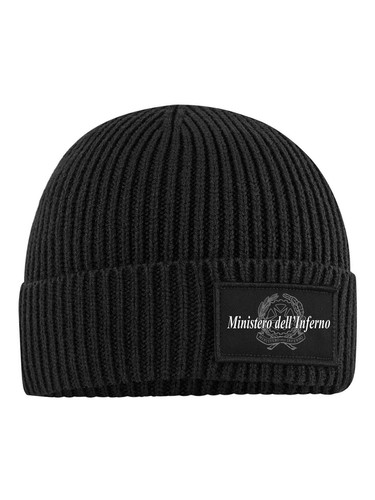 Cappellino lana con stampa - in,