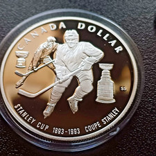 Moneta 1993 Canada 1 Dollaro Elisabetta II Argento Proof cofanetto (C.0)