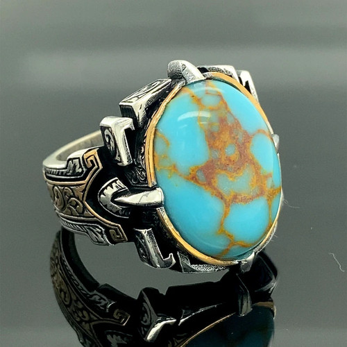 Turkish ottoman men turquoise - ottoman,