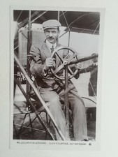 CARTOLINA GLEN CURTISS BIPLANO AEREO AVIAZIONE FRANCIA FRANCE AERONAUTICA 