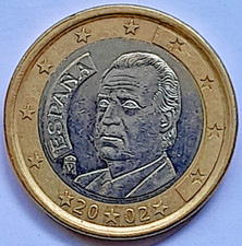 Moneta da 1 euro Spagna 2002