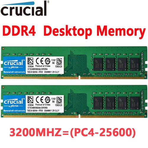 Crucial ddr4 2x16 - 32, gb
