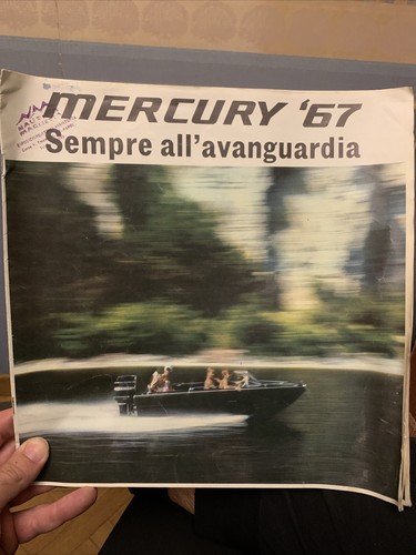 Mercury 1967 motore - motore, barca