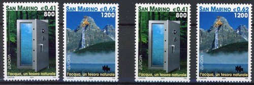 San marino 2001 europa - marino, 2x