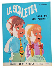 La Scaletta 6 Edizione 12 Belle Canzoni per Bambini Spartiti Testi 1972 Vintage