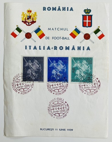 1939 romania italia calcio - -,