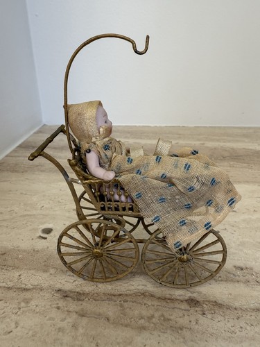 Antica carrozza bambola - antica, e