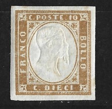Sardegna  10 centesimi 1863