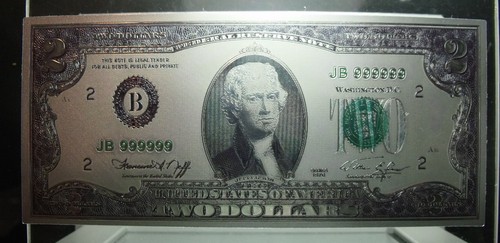 Banconota stati uniti usa - uniti, 2