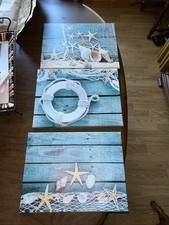 - 3 Pezzi Tela Wall Art Stella