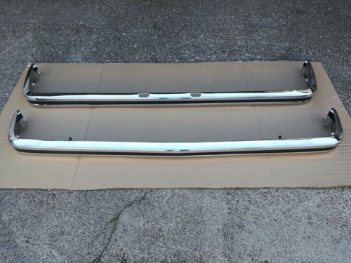 Coppia paraurti cromati - , front