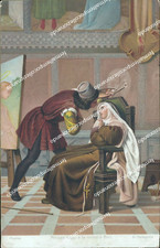 cl318  cartolina firenze filippb lippi e la monaa buti