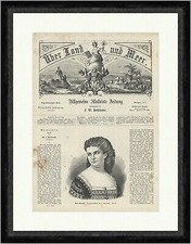 Maria Monbelli Marastoni cantante perle abito ritratto opera facsimile_E 18510