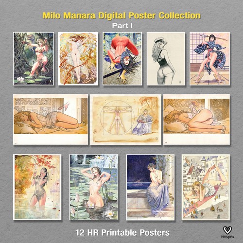 Collezione milo manara parte - collezione,