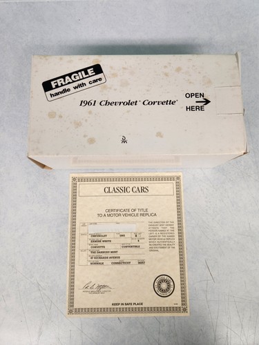 Danbury mint diecast 1961 - diecast,