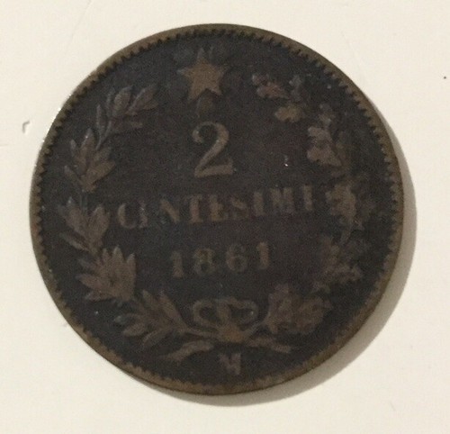 Italia regno centesimi 1861 - 2,