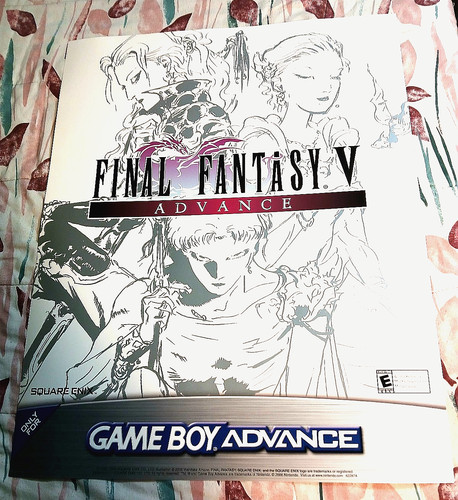 Final fantasy poster 28x22 - fantasy,