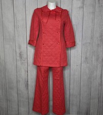 Set lounge corallo trapuntato