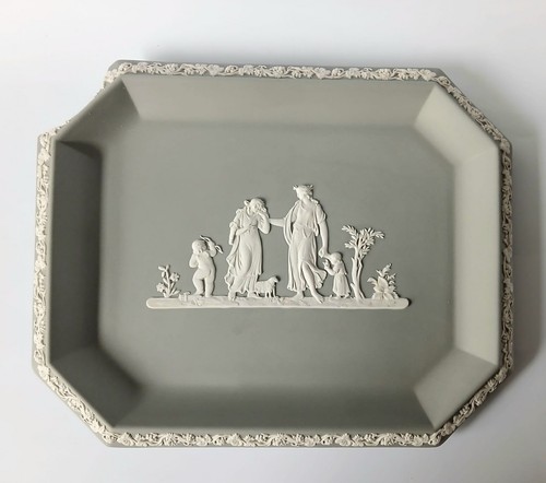 Wedgwood grey jasper tray - jasper,