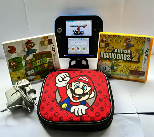 Console nintendo 2ds - console, nero/blu