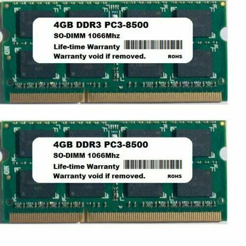 8gb 4gb pc3 - 8gb, 2x