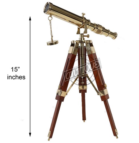 Telescopio in legno - telescopio, w/