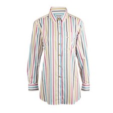 Camicia bianca a righe