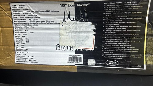 Peavey altoparlante subwoofer - peavey,