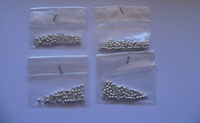 180 pz Schiaccini separatori 3 mm spaziatori color ARGENTO distanziatori BIJOUX