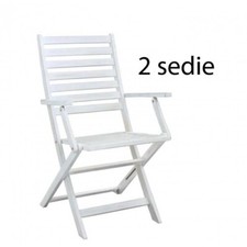 Set 2 Sedie da Giardino con