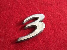 MAZDA 3 LOGO SIGLA EMBLEMA FREGIO STEMMA SCRITTA TARGHETTA BADGE TARGA PLACCA