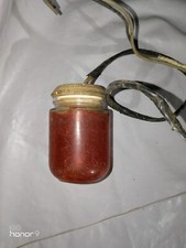 lampada applique industriale vintage originale legno vetro