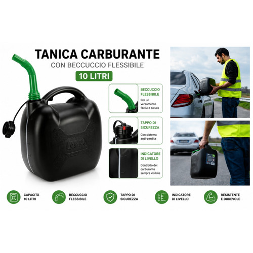 Tanica carburante 10l - tanica,