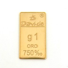 Lingotto in oro 18 kt 750 |