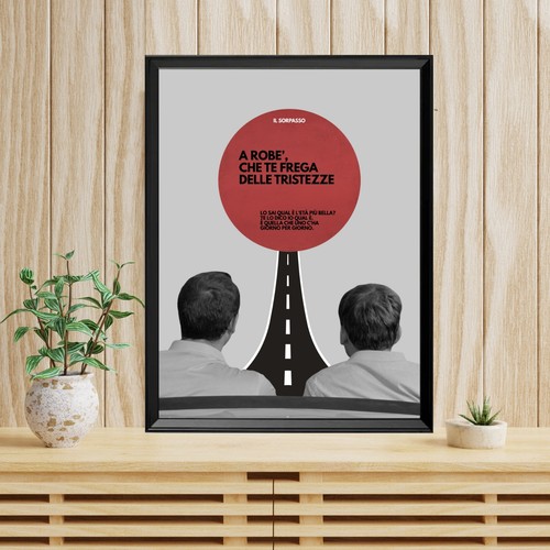 Sorpasso quadro stampa - -,