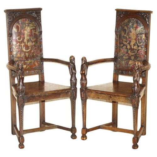 Coppia antiche poltrone - di,