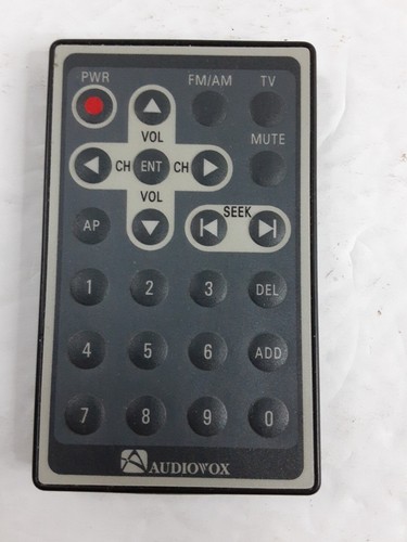 Original audiovox remote - audiovox,