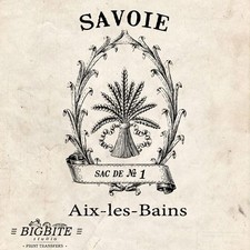 DECALCOMANIA ACQUA: Sacco Grani Francesi Shabby Chic (Trasferimento Stampa Mobili) #017