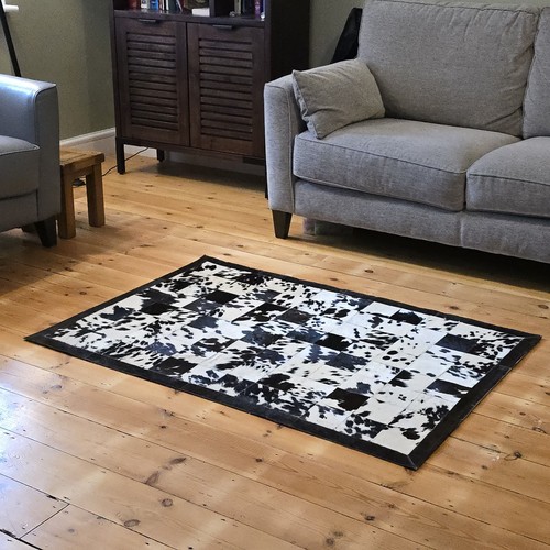 Tappeto patchwork pelle - tappeto,