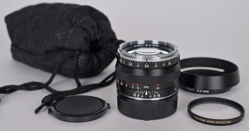 Carl zeiss zm 50mm f1 - ex+++,