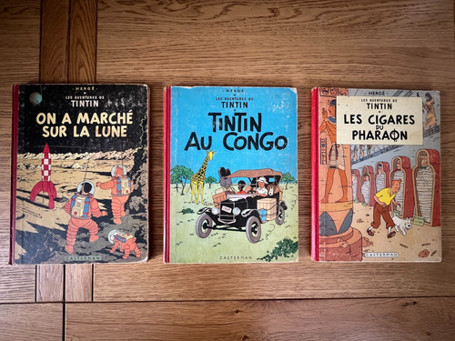 Lot tintin congo - lot-tintin, b24•on