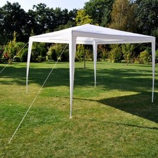 Gazebo Bianco Bersò Tendone Pergola Padiglione Parasole Giardino Chiosco HI