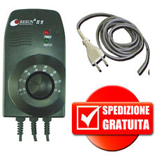 TERMOSTATO ELETTRONICO RETTILI E ACQUARI + CAVETTO 50W DOPPIO SILICONE