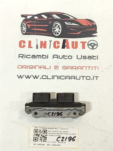 Centralina motore per fiat - centralina,