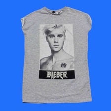Felpa Justin Bieber grigia