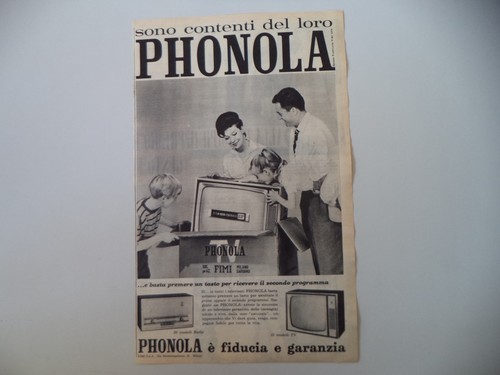 Advertising pubblicità 1961 - advertising,