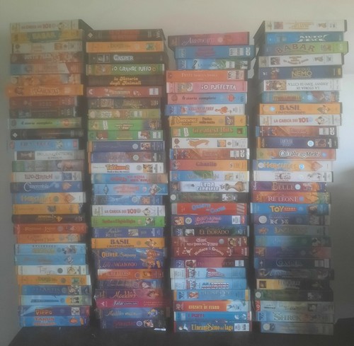 Lotto 127 vhs disney - 127, cartoni