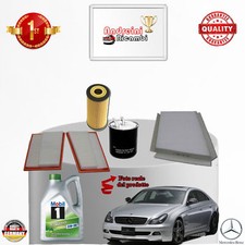 KIT TAGLIANDO 4 FILTRI E OLIO MERCEDES CLS 320 CDI C219 165KW 224CV 2007 ->